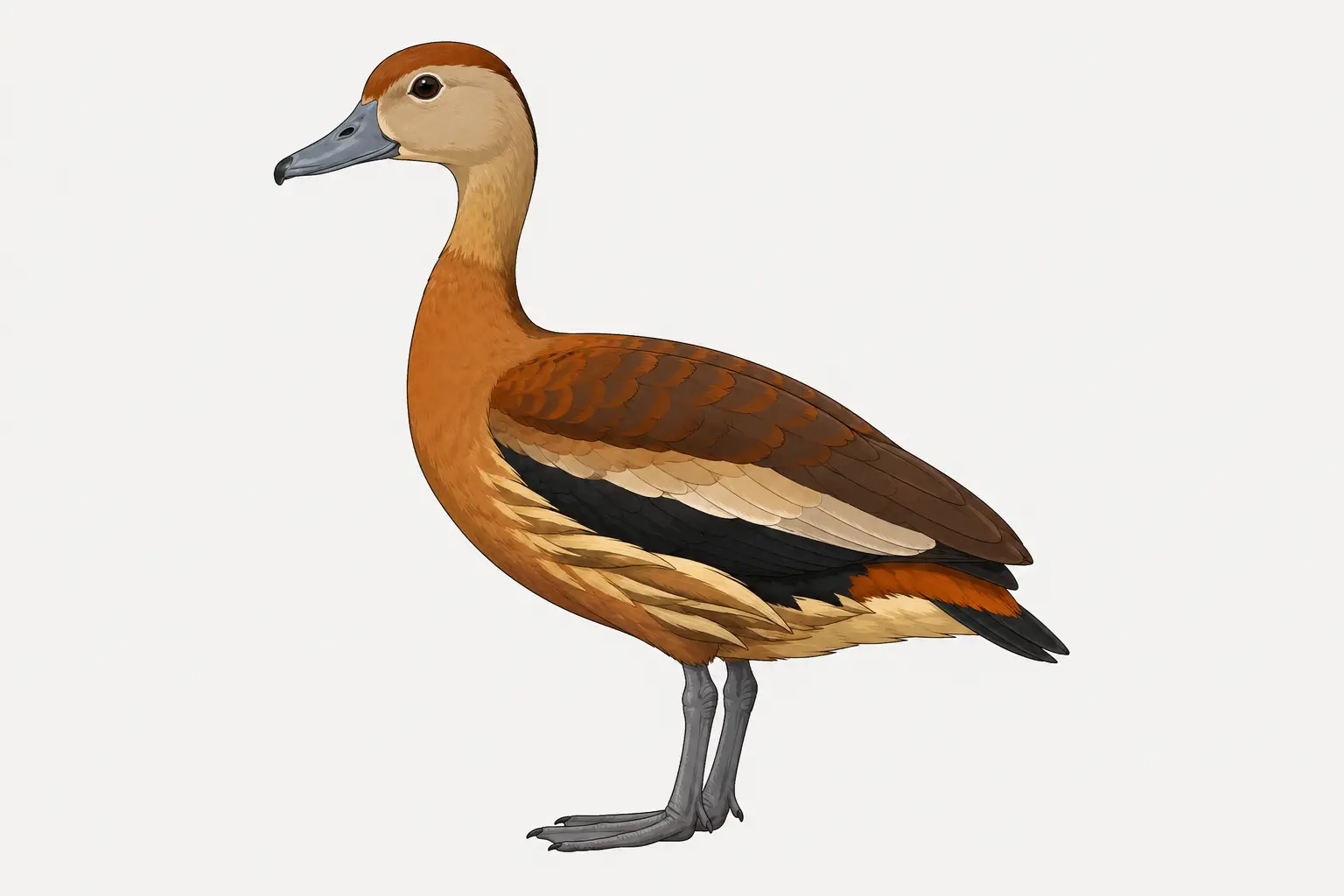 Belibis Batu (Dendrocygna javanica)