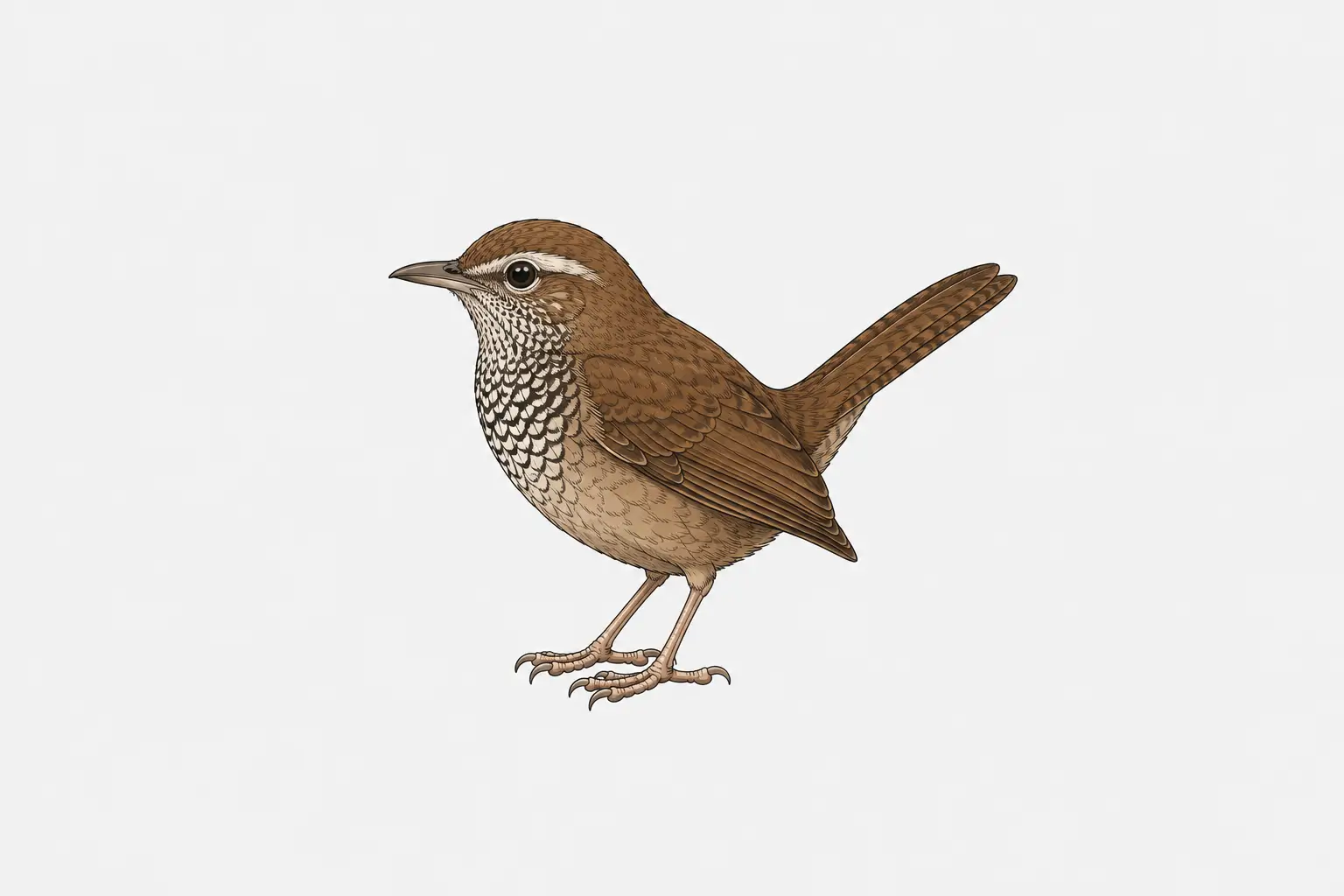 Burung Pelanduk Semak (Malacocincla sepiaria)